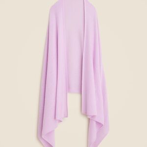 NWT-One Size-J.Crew Oversized cashmere wrap - FROSTY LILAC